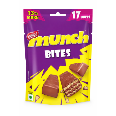 Munch choco coated wafer bar 