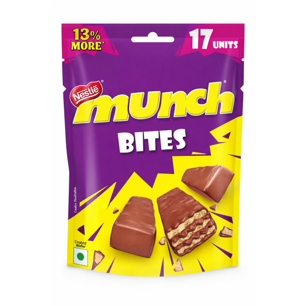 Munch choco coated wafer bar 